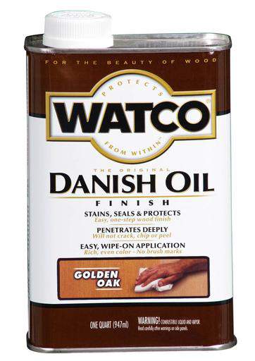 Rust-Oleum Watco Danish Oil Stains, Seals and Protect Wood In One Step