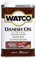 Load image into Gallery viewer, Rust-Oleum Watco Danish Oil Stains, Seals and Protect Wood In One Step - Medium Walnut - 946 Ml
