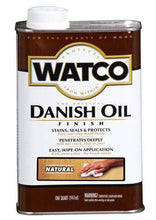 Load image into Gallery viewer, Rust-Oleum Watco Danish Oil Stains, Seals and Protect Wood In One Step - Natural - 946 Ml
