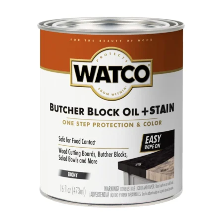 Butcher Block Oil & Finish + Stain